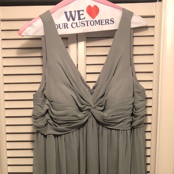 Azazie Dresses & Skirts - Azazie Gray Maternity (Bridesmaid) Dress